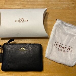 Coach Leather Wristlet